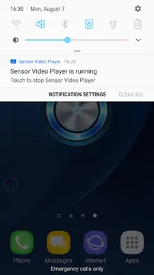 Sensor Video Player android App screenshot 4